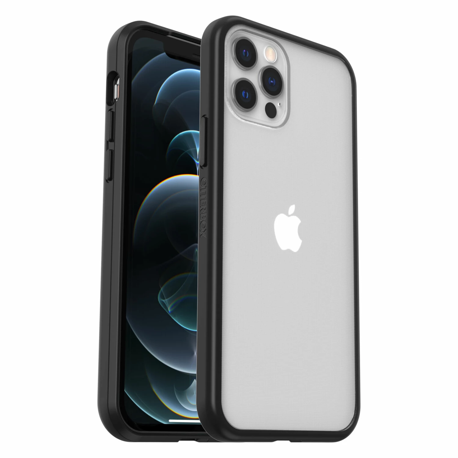 Coque IPhone 12 Et IPhone 12 Pro React Series Black Crystal (Clear/Black) â Image 3