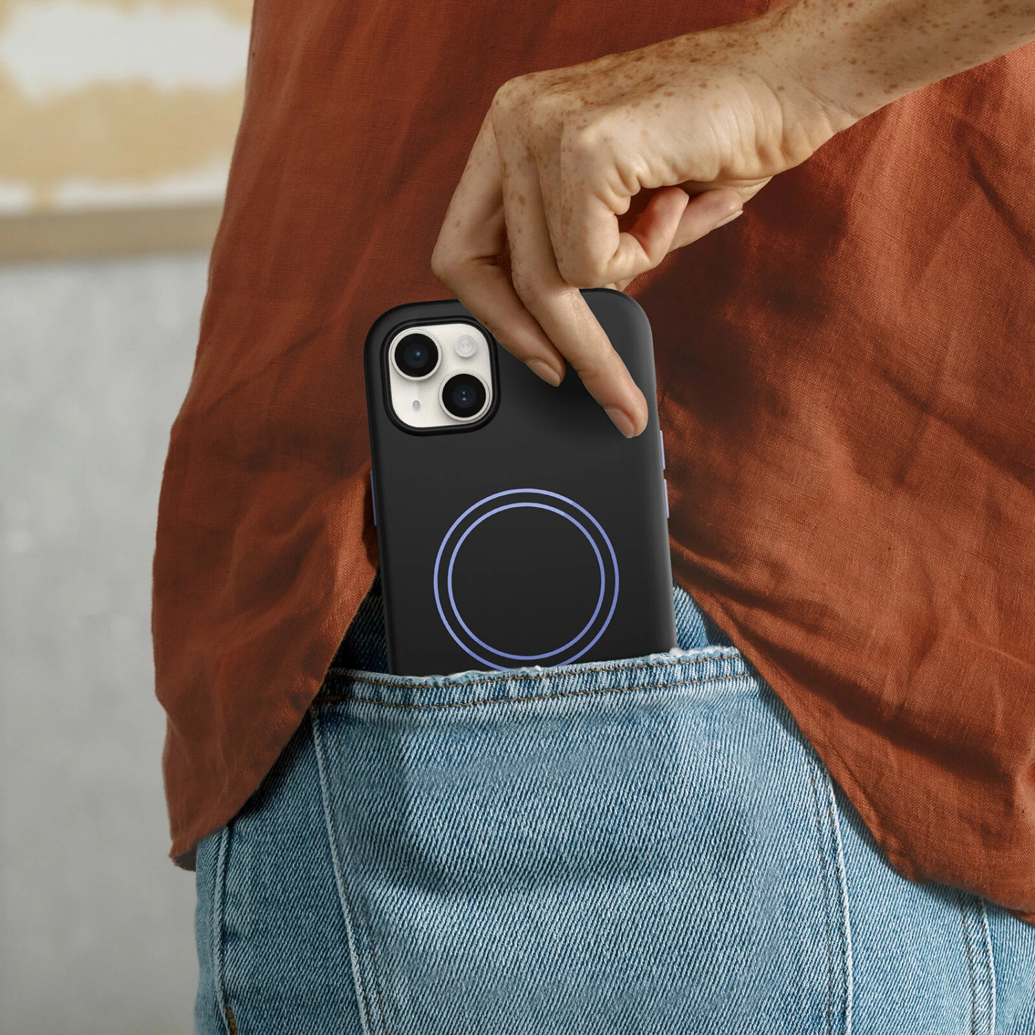 Coque IPhone 14 Plus Aneu Series Enchantment (Black / Purple) â Image 2