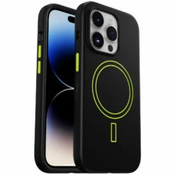 Coque IPhone 14 Pro Aneu Series Electric Vibes (Black / Lime Green)
