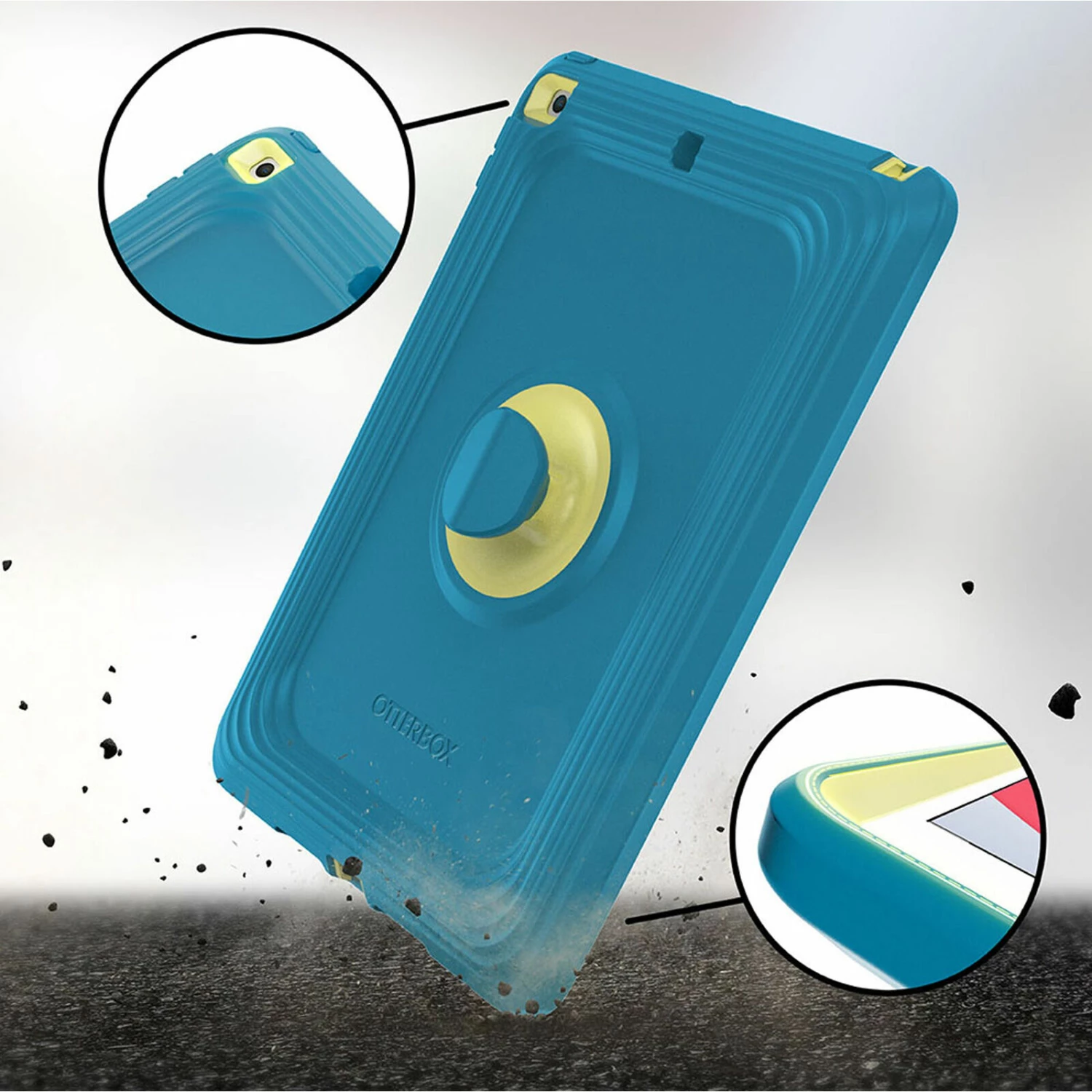 Coque IPad (10.2 Pouces) (7e, 8e, 9e GĂ©n.) Kids EasyGrab Tablet Galaxy Runner Blue (Blue/Green) â Image 7