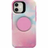 Coque IPhone 12 Pro Max Otter + Pop Symmetry Series Daydreamer (Pink Graphic)