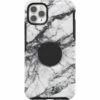 Coque Galaxy A02s Otter + Pop Symmetry Series White Marble (White / Black Graphic)