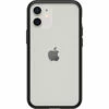 Coque IPhone 12 Mini React Series Black Crystal (Clear/Black)