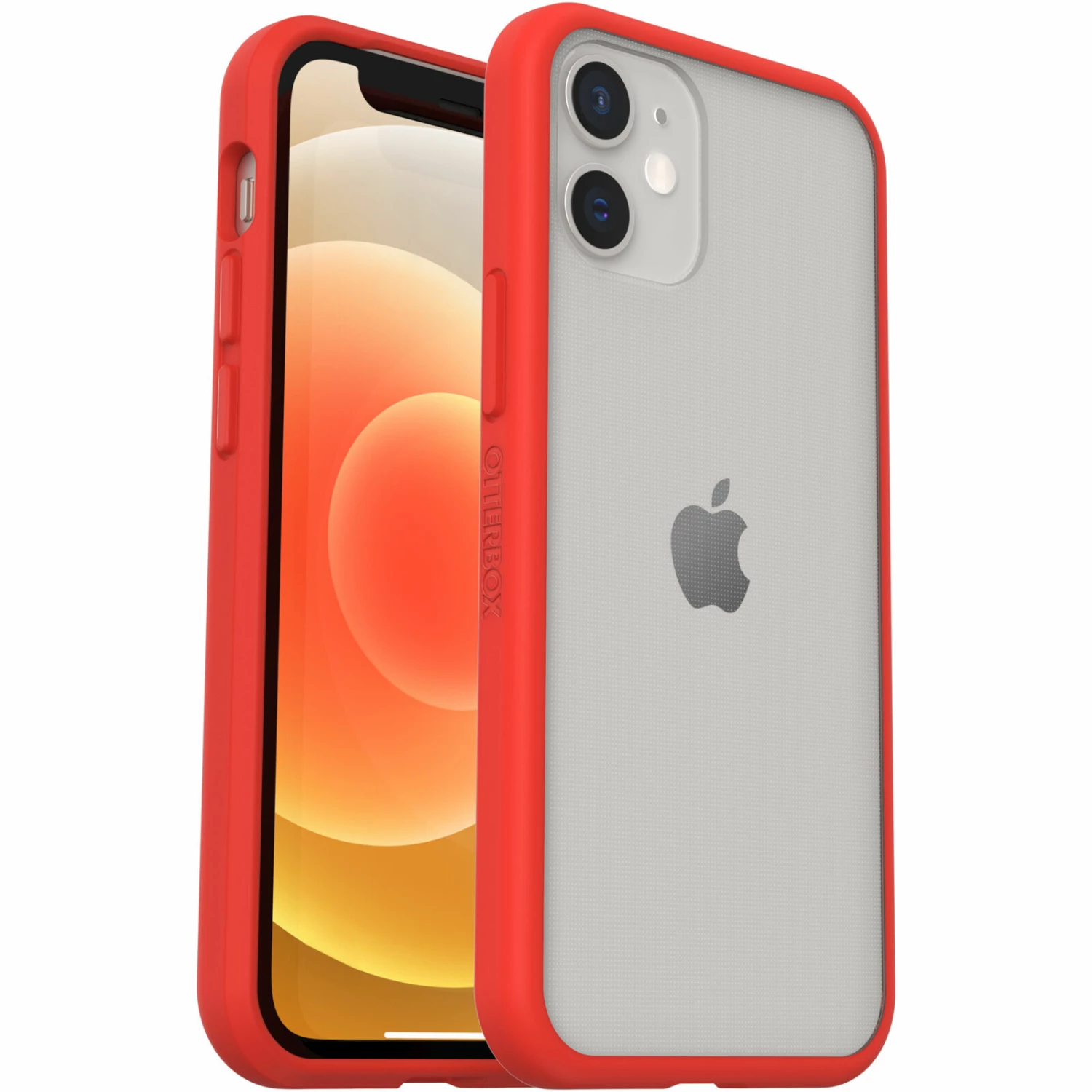 Coque IPhone 12 Mini React Series Power Red (Clear / Red) â Image 3