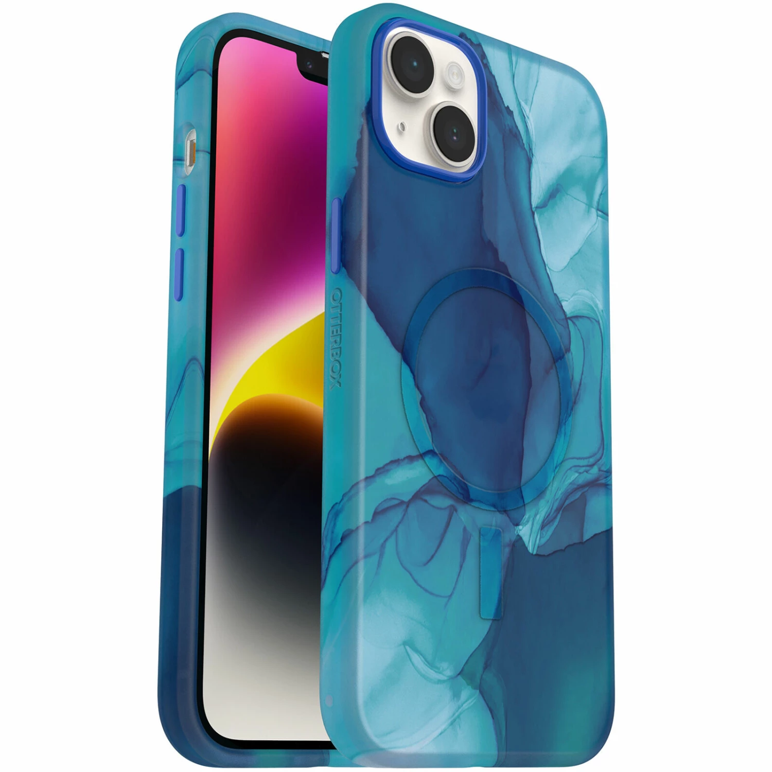 Coque IPhone 14 Plus Figura Series Morpho (Blue)