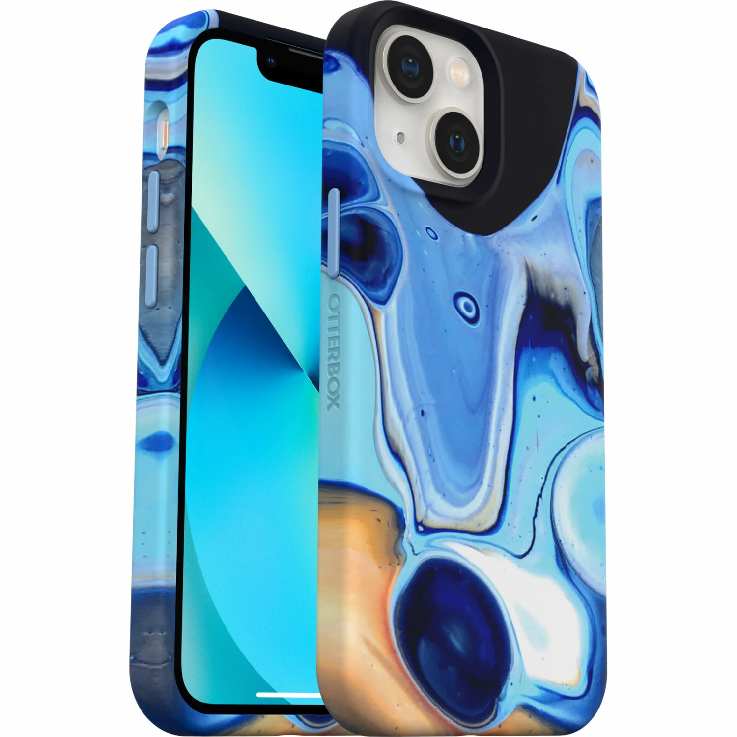 Coque IPhone 13 Mini Figura Series Coque Avec MagSafe Saturn Graphic (Blue) â Image 3