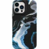 Coque IPhone 13 Pro Max Figura Series Coque Avec MagSafe Mercury Graphic (Blue / Black)
