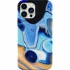 Coque IPhone 13 Pro Max Figura Series Coque Avec MagSafe Saturn Graphic (Blue)