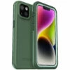 Coque IPhone 14 Étanche à L’eau OtterBox Frē Series Pour MagSafe Dauntless (Green)