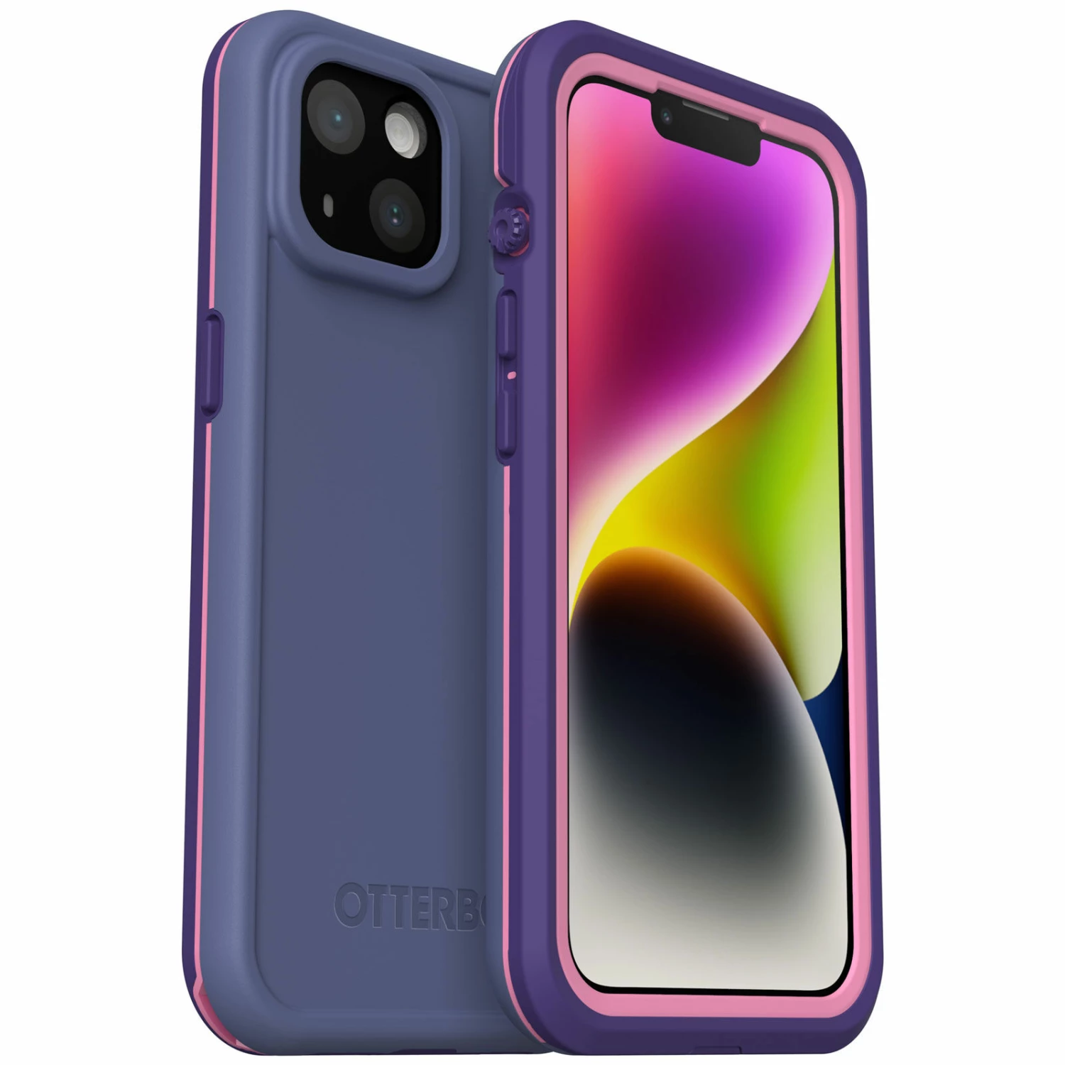 Coque IPhone 14 Étanche à L’eau OtterBox Frē Series Pour MagSafe Valor (Purple)