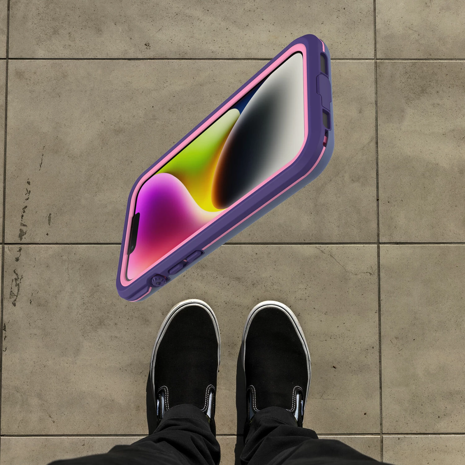 Coque IPhone 14 Étanche à L’eau OtterBox Frē Series Pour MagSafe Valor (Purple) – Image 4