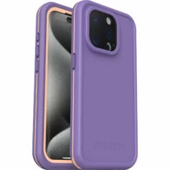 Coque Étanche à L’eau IPhone 15 Pro OtterBox Frē Series Pour MagSafe Rule Of Plum (Purple)