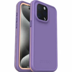 Coque Étanche à L’eau IPhone 15 Pro Max OtterBox Frē Series Pour MagSafe Rule Of Plum (Purple)