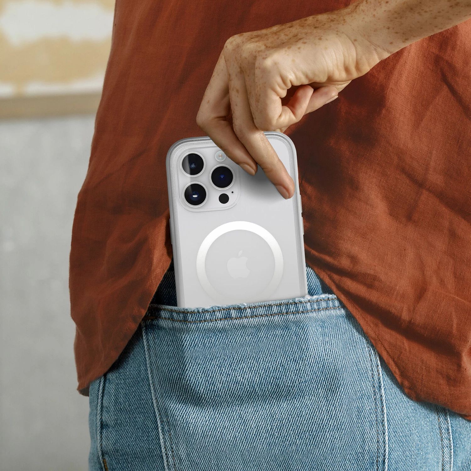 Coque IPhone 14 Pro Max Lumen Series Gallant (Silver) â Image 2