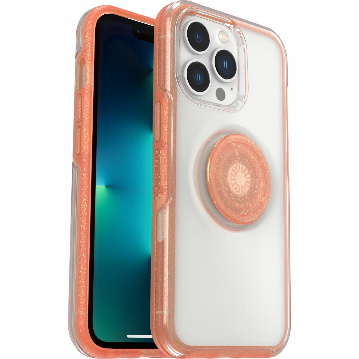 Coque IPhone 13 Pro Otter + Pop Symmetry Clear Series Melondramatic (Clear / Orange) â Image 6