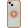 Coque IPhone 13 Otter + Pop Symmetry Clear Series Melondramatic (Clear / Orange)