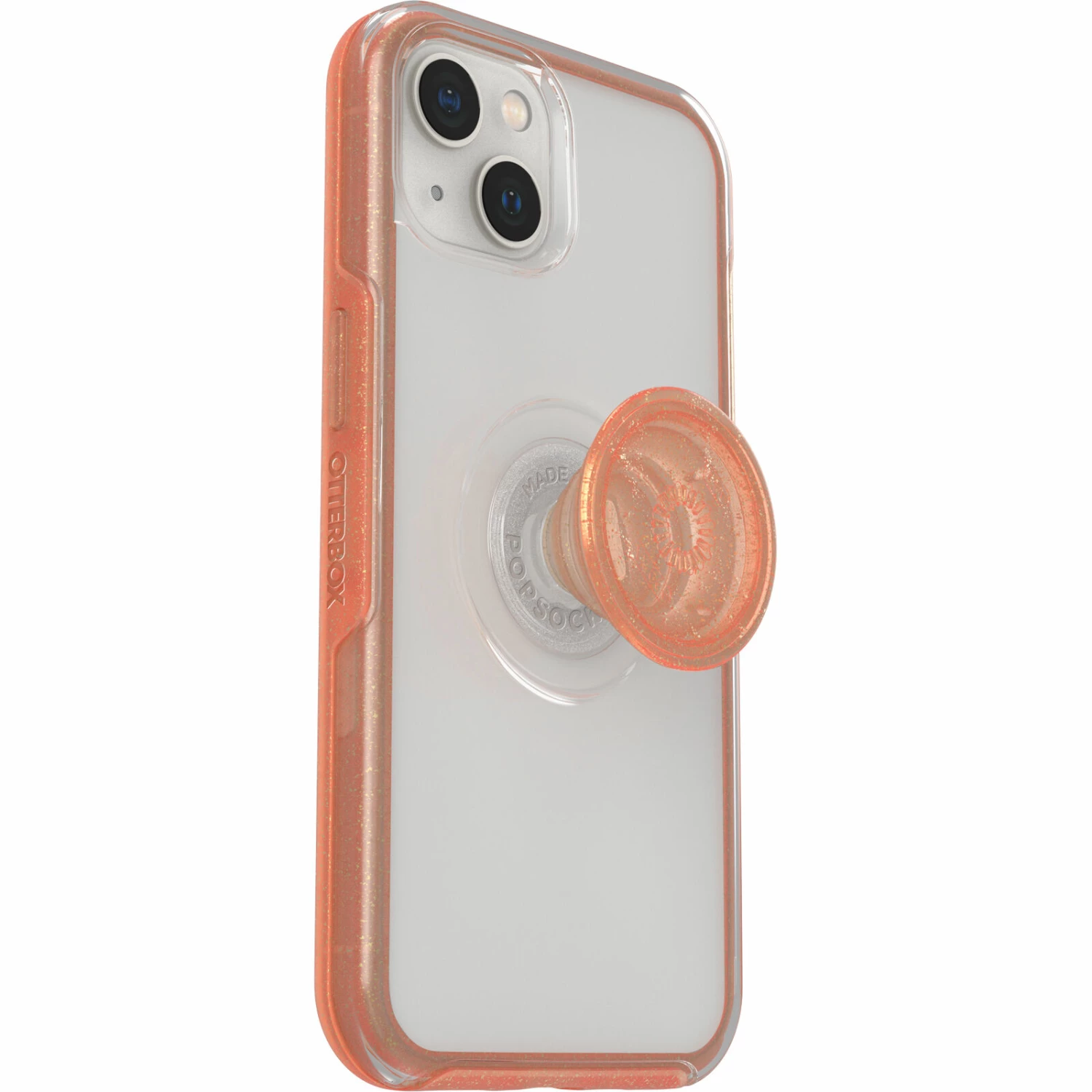 Coque IPhone 13 Otter + Pop Symmetry Clear Series Melondramatic (Clear / Orange) â Image 2