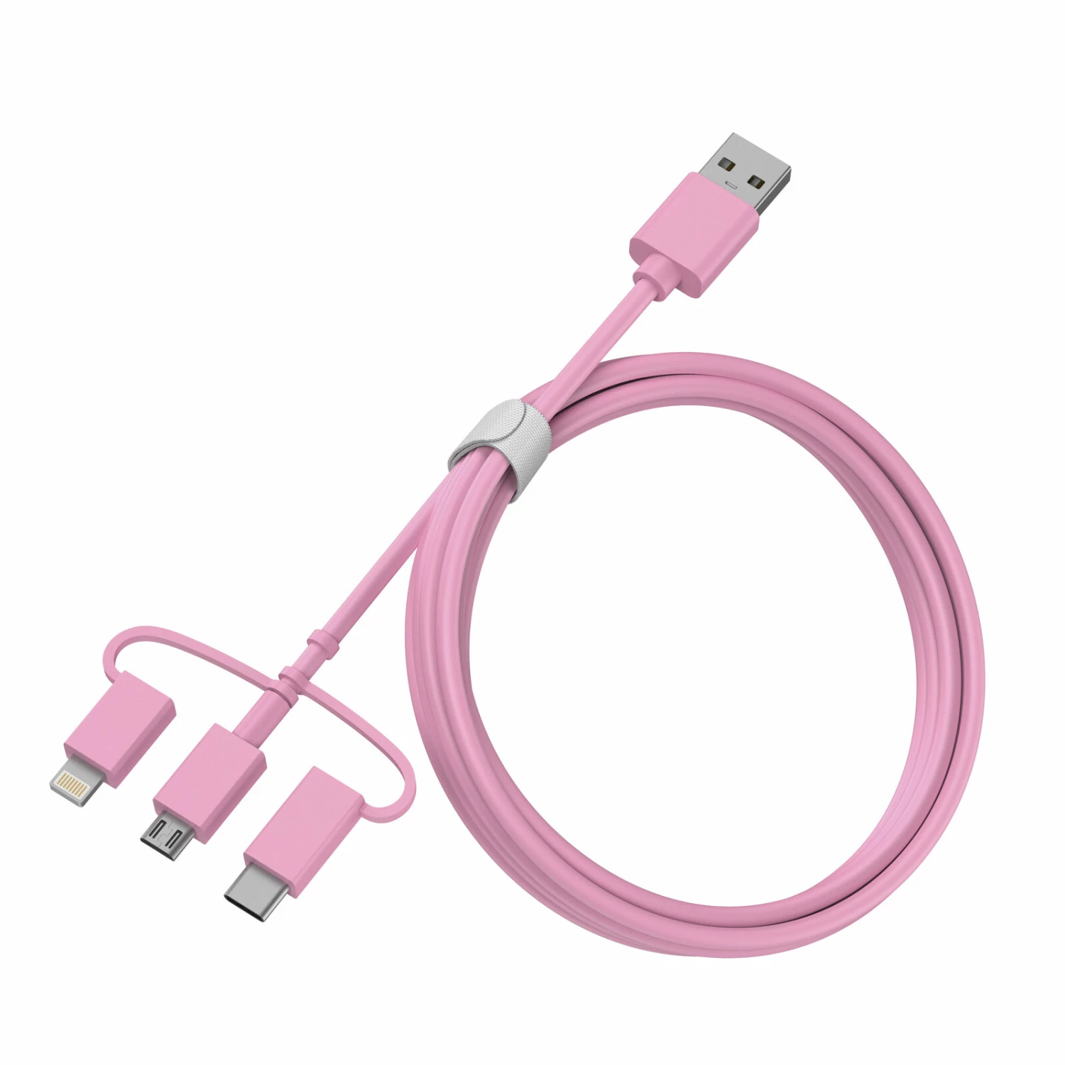 USB-A, USB-C, Lightning Batterie Externe Cake Pop (Pink) â Image 4