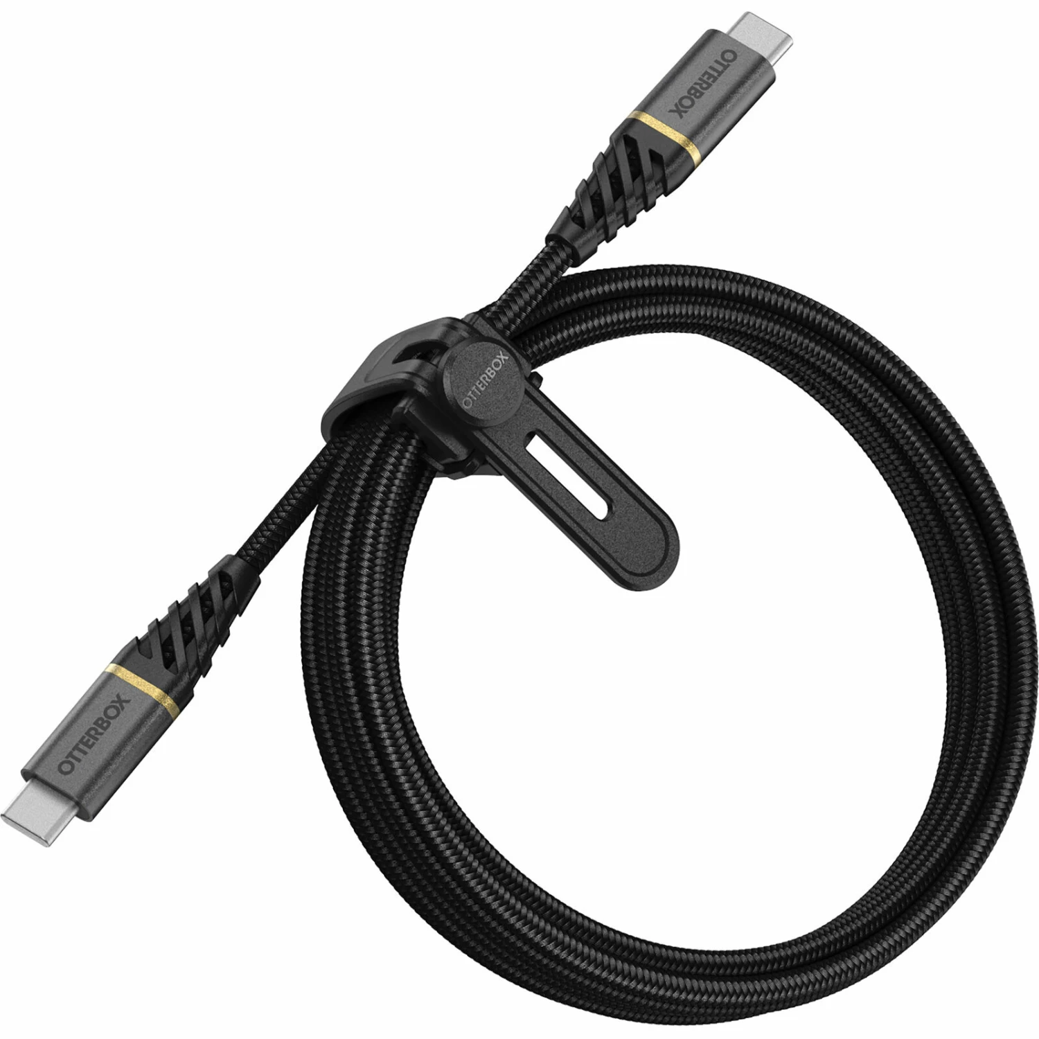 USB-C à USB-C (2m) Chargement Rapide Câble | Premium Glamour (Black)
