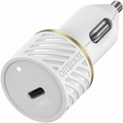Chargeur De Voiture USB-C 18W Fast Charge Cloud Dust (White)