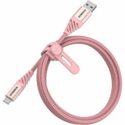 USB-A à USB-C Câble | Premium Sparkling Rose (Pink)