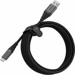 USB-A à USB-C (3m) Câble | Premium Dark Ash (Black)