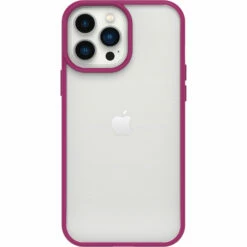 IPhone 13 Pro Max Et IPhone 12 Pro Max Coque React Series Party Pink (Clear/Pink)