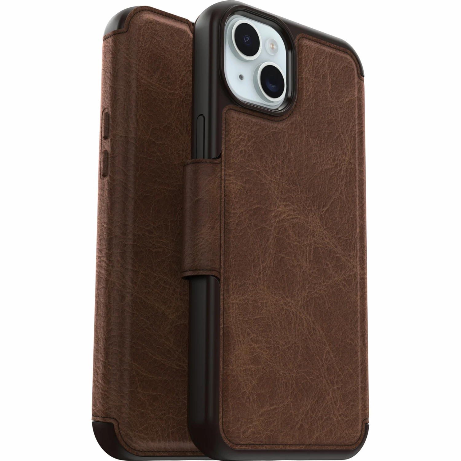IPhone 15 Plus Coque Strada Series Folio MagSafe Espresso (Brown) â Image 4