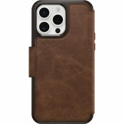 IPhone 15 Pro Max Coque Strada Series Folio MagSafe Espresso (Brown)