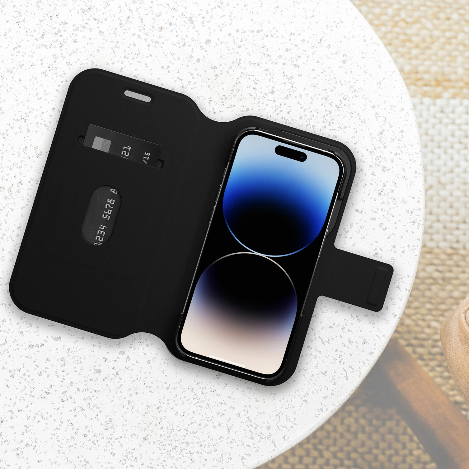 Coque IPhone 14 Pro Strada Via Series Black Night â Image 4