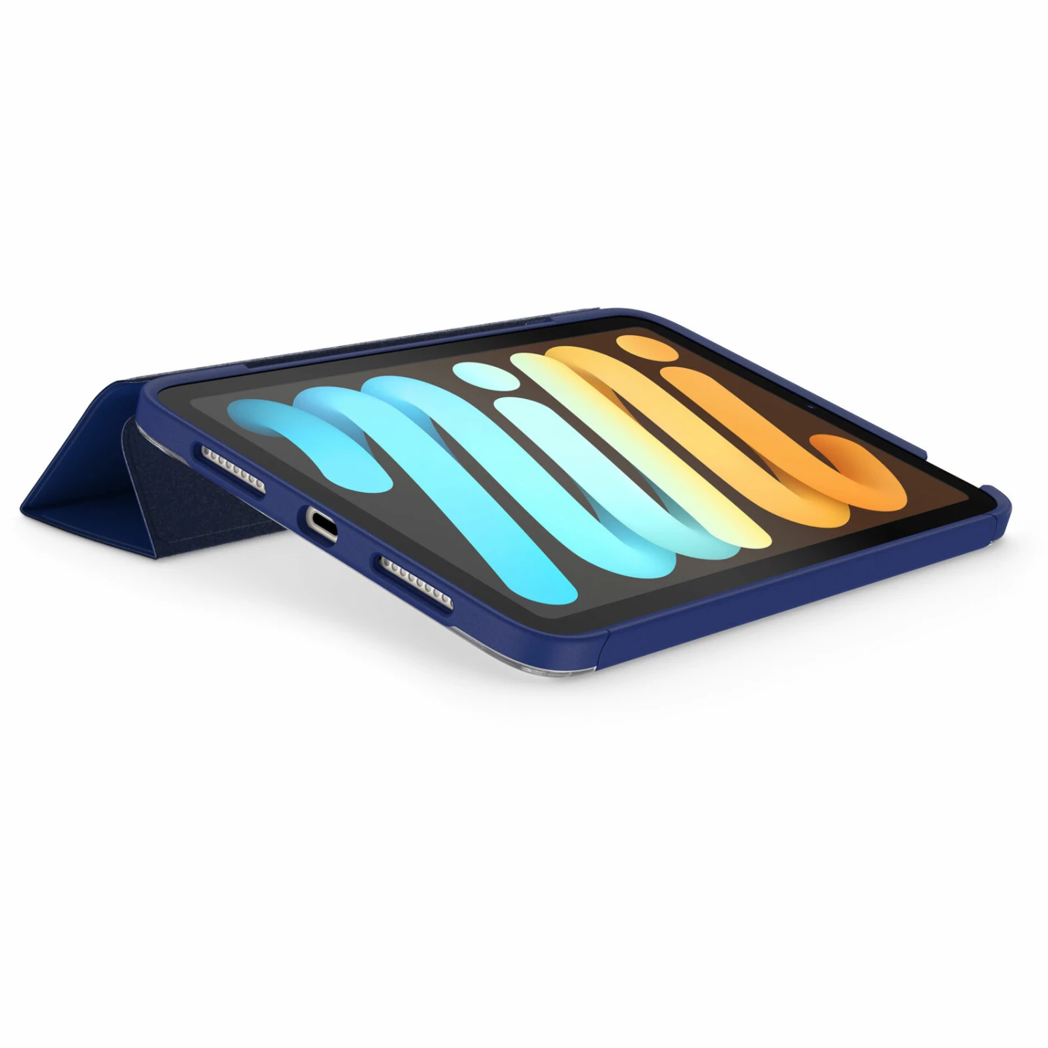 Coque IPad Mini (6e GĂ©n) Symmetry Series 360 Elite Yale Blue (Blue / Clear) â Image 4