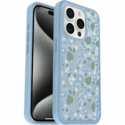 Coque IPhone 15 Pro Symmetry Series Clear Pour MagSafe Dawn Floral (Blue)