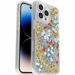 IPhone 14 Pro Max Case For MagSafe Symmetry Series Clear Antimicrobial For MagSafe Flower Fields (Graphic)